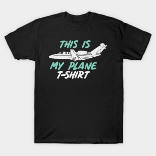 PILOT / AVIATION: Plane T-shirt T-Shirt